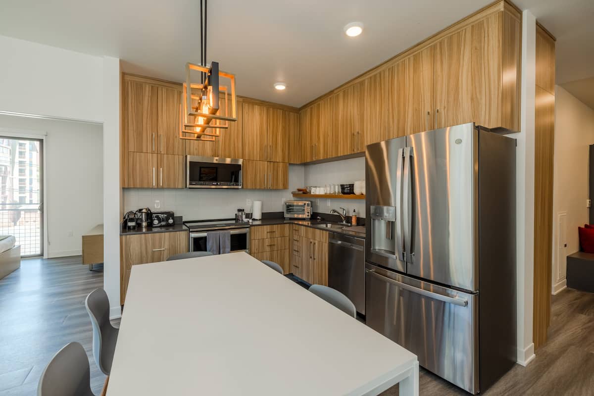 Fully stocked kitchen